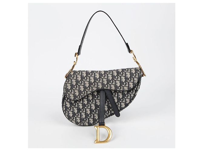 Dior Saddle Schultertasche Blau - Ansicht 2