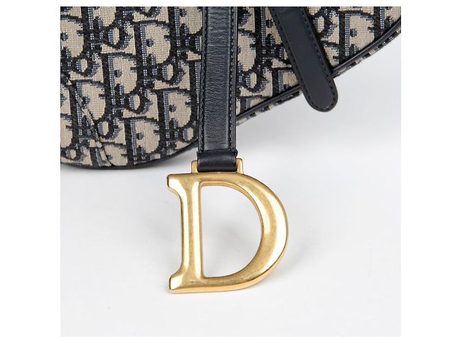 Dior Saddle Schultertasche Blau - Ansicht 3