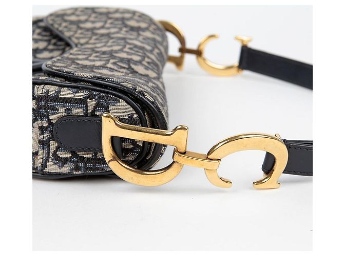 Dior Saddle Schultertasche Blau - Ansicht 6