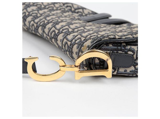 Dior Saddle Schultertasche Blau - Ansicht 7