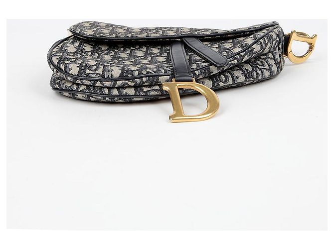 Dior Saddle Schultertasche Blau - Ansicht 8