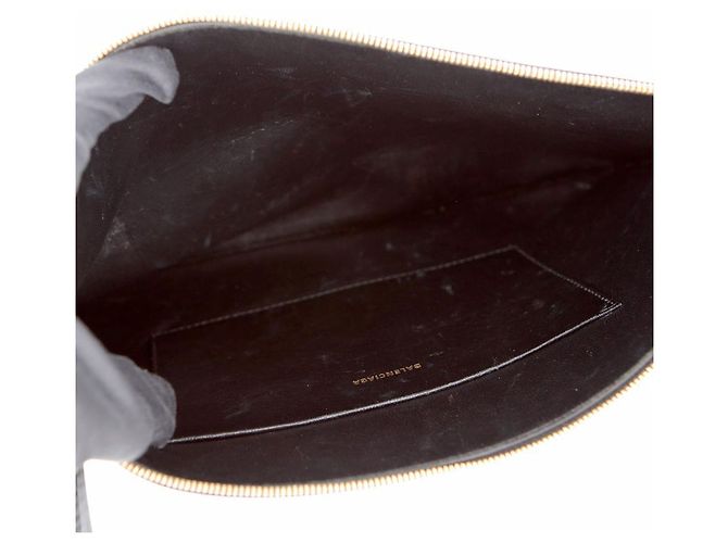 Balenciaga Clutch con tracolla con logo Nero - vista 10