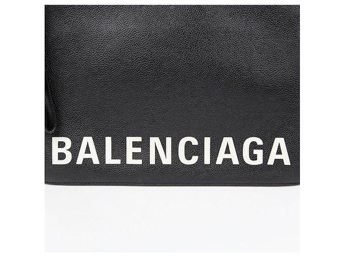 Balenciaga Clutch con tracolla con logo Nero - vista 3