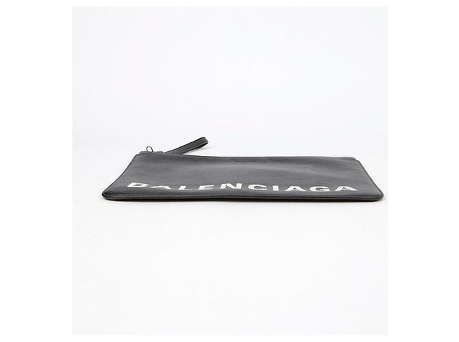 Balenciaga Clutch con tracolla con logo Nero - vista 6