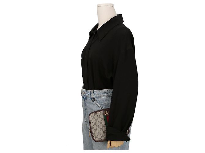 Gucci Pochette Ophidia Castaño - vista 9