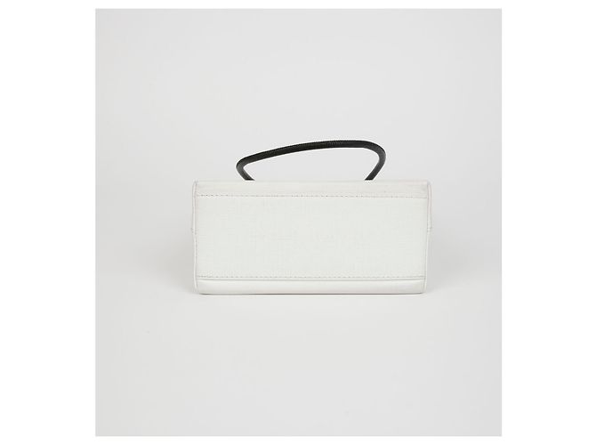 Balenciaga Nord Süd Einkaufstasche Schultertasche XXS Weiß - Ansicht 6