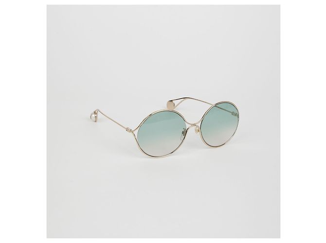 Gucci Gafas de sol redondas Dorado - vista 2