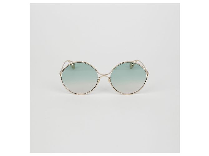 Gucci Gafas de sol redondas Dorado - vista 4