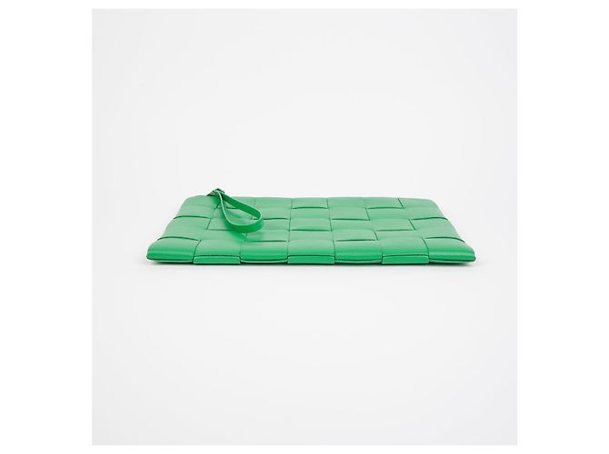 Bottega Veneta Pochette Cassette Large Verde - vista 5