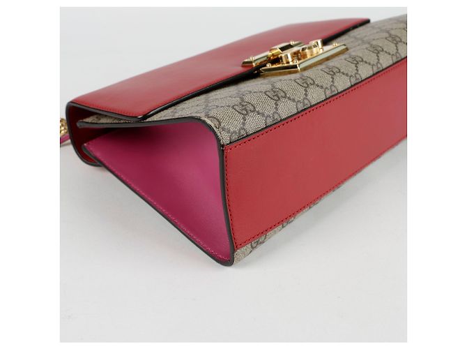 Padlock Gucci Borsa a spalla con lucchetto medio Rosso - vista 10