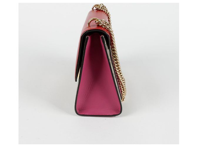 Padlock Gucci Borsa a spalla con lucchetto medio Rosso - vista 4