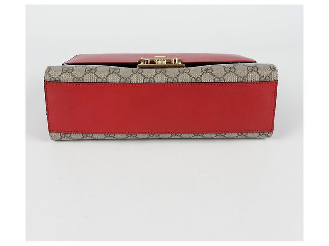 Padlock Gucci Borsa a spalla con lucchetto medio Rosso - vista 9