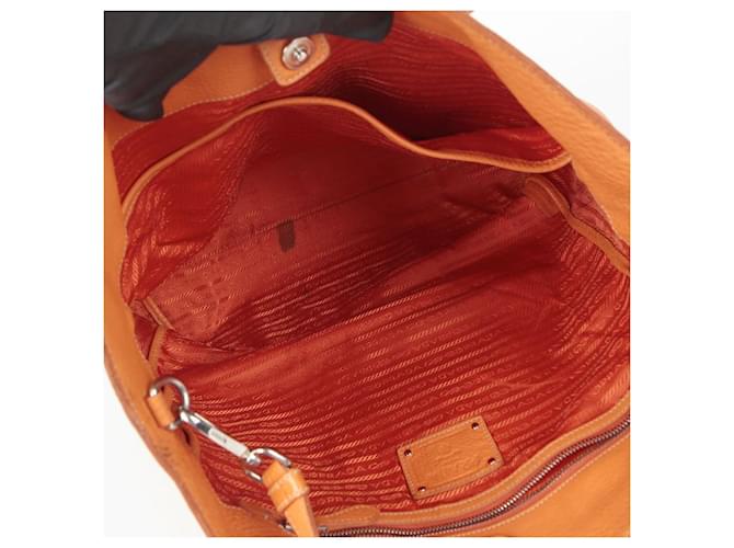 Prada Borsa tote a spalla Arancione - vista 13