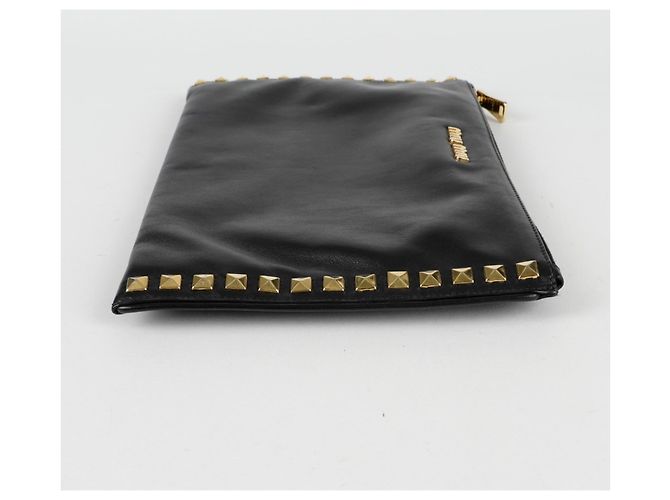 Miu Miu Clutch con tachuelas Negro - vista 8