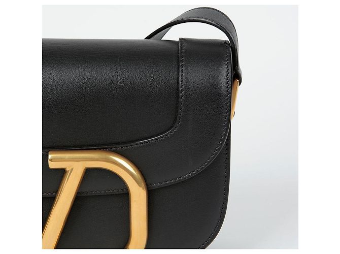 Valentino Borsa a tracolla Superbee con logo Nero - vista 4