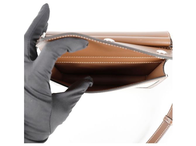 Burberry Borsa a tracolla con tasca Hospery Marrone - vista 11