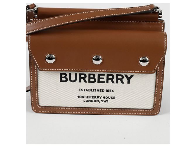 Burberry Borsa a tracolla con tasca Hospery Marrone - vista 2