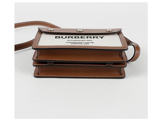 Burberry Borsa a tracolla con tasca Hospery Marrone - vista 8