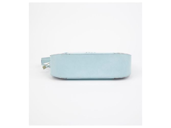 Givenchy Runder Schultertasche mit gestreiftem Muster Blau - Ansicht 8