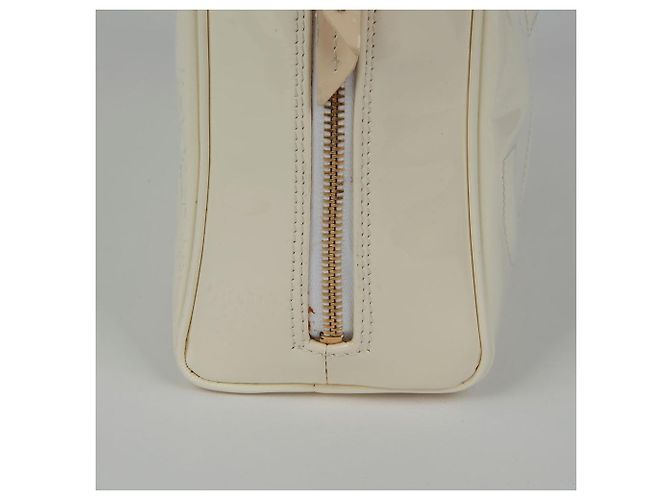 Chanel Borsa da bowling con logo Triple CC Bianco - vista 8