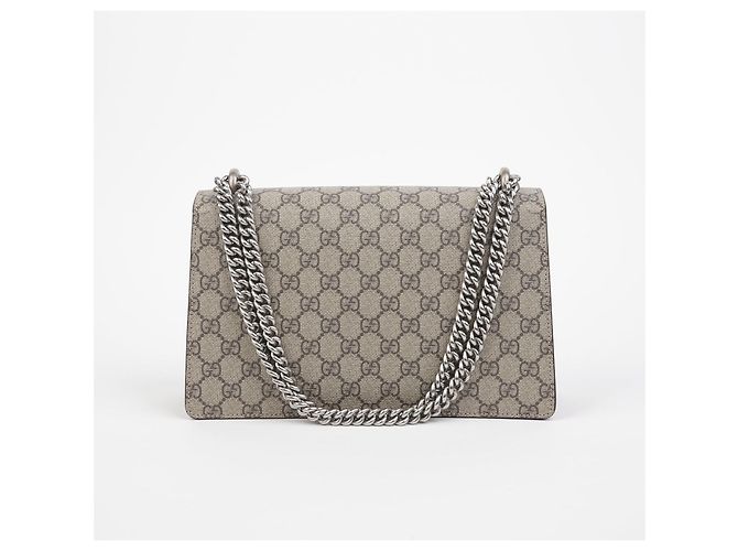 Gucci Borsa a Spalla con Catena Dionysus Small Rosso - vista 3