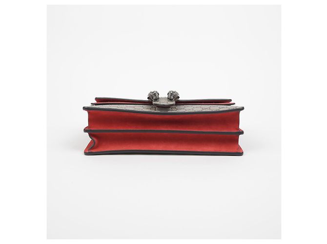 Gucci Borsa a Spalla con Catena Dionysus Small Rosso - vista 5