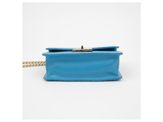 Prada Bolso cruzado de cadena con cierre Diagram Azul - vista 5