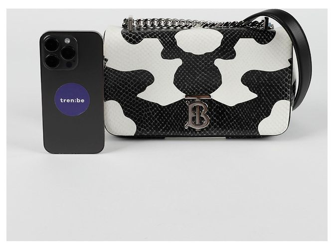 Burberry Borsa a Spalla Rolla Piccola Nero - vista 9
