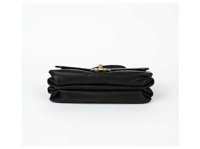 Chanel Borsa a spalla con pattina a fisarmonica Nero - vista 7