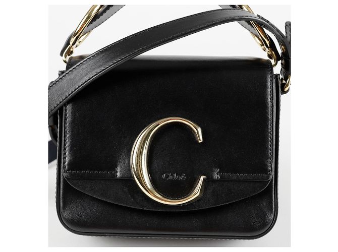Chloé Borsa mini tote firmata Nero - vista 2