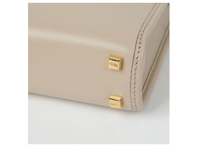 Fendi Borsa a spalla mini Sunshine Marrone - vista 6