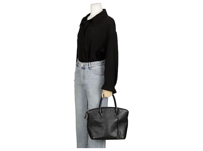 Louis Vuitton Borsa tote Lockit Nero - vista 13
