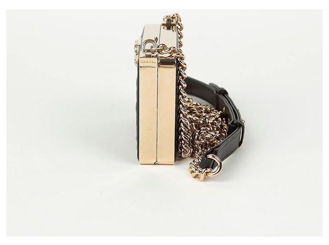 Chanel Borsa a tracolla Boy Minodier Nero - vista 4
