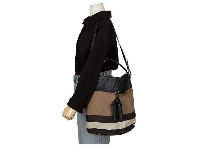 Burberry Borsa Ashby a mano e a spalla Marrone - vista 17