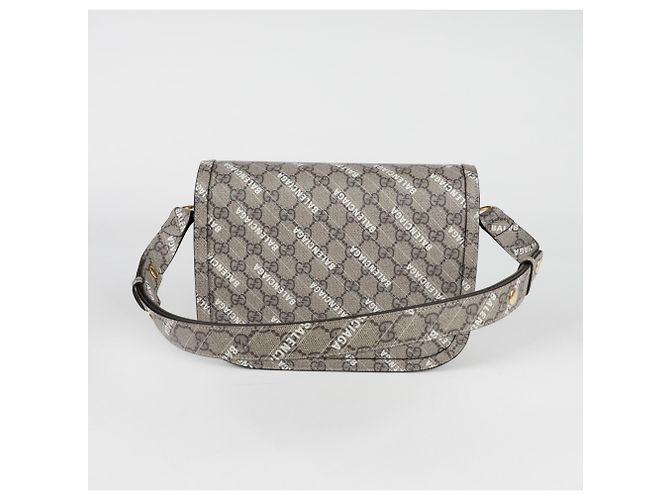 Gucci Borsa a tracolla piccola Horsebit Hacker Bianco - vista 4