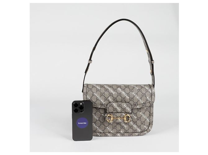 Gucci Borsa a tracolla piccola Horsebit Hacker Bianco - vista 7