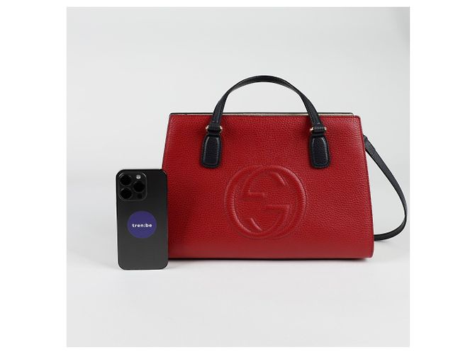 Gucci Borsa a spalla con manico superiore Soho - vista 8