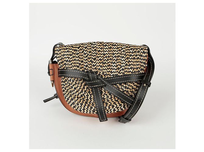 Loewe Borsa a tracolla incrociata Gate Small Marrone - vista 2