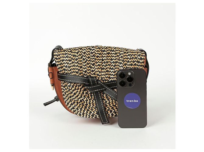 Loewe Borsa a tracolla incrociata Gate Small Marrone - vista 6