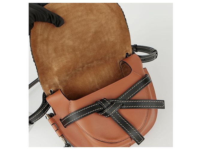 Loewe Borsa a tracolla incrociata Gate Small Marrone - vista 7
