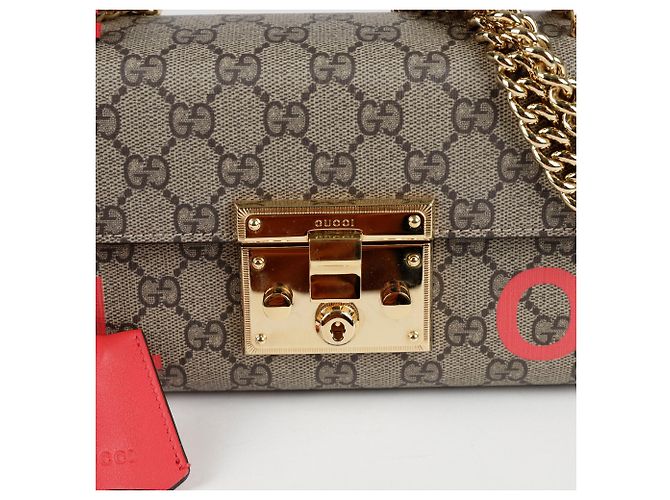 Padlock Gucci Sac à bandoulière LOVE avec cadenas Rouge - vue 2
