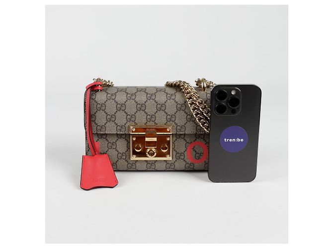 Padlock Gucci Sac à bandoulière LOVE avec cadenas Rouge - vue 8
