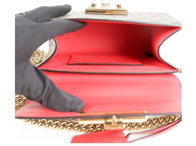 Padlock Gucci Sac à bandoulière LOVE avec cadenas Rouge - vue 9