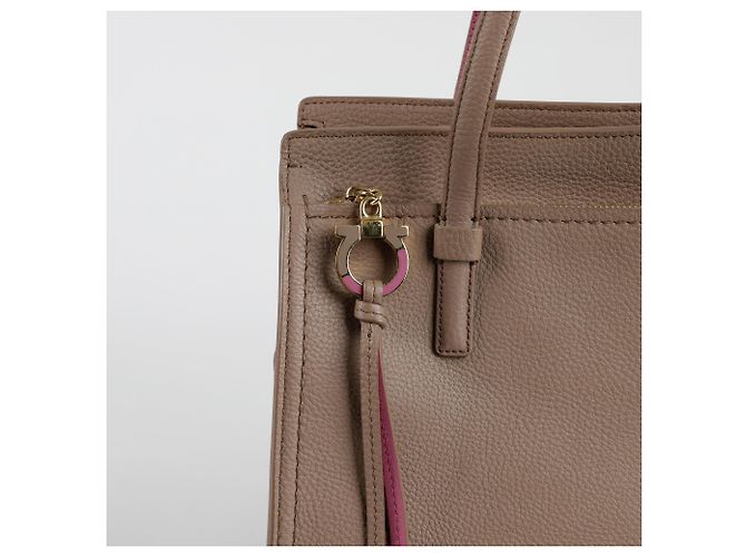 Salvatore Ferragamo Amy Medium Top Handle Tote Schultertasche Pink - Ansicht 3