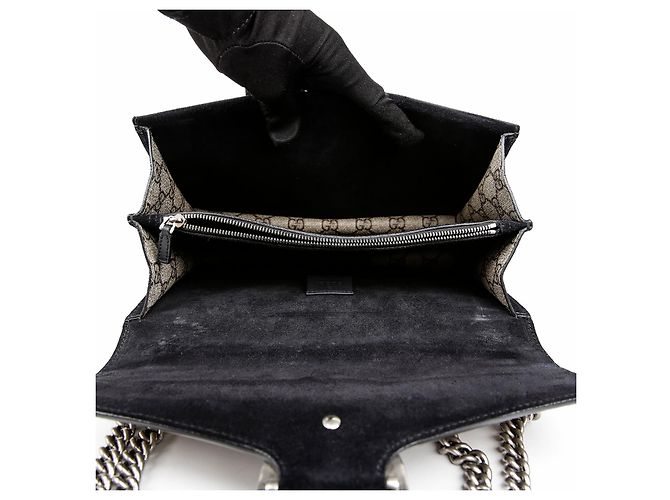 Gucci Borsa a spalla Diodorus con catena piccola Bianco - vista 8