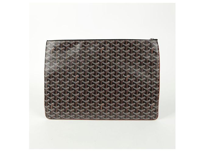 Goyard Sena GM Clutch Marrone - vista 3