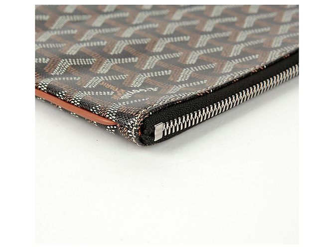 Goyard Sena GM Clutch Marrone - vista 9