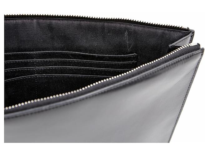 Saint Laurent Clutch per Tablet Nero - vista 12