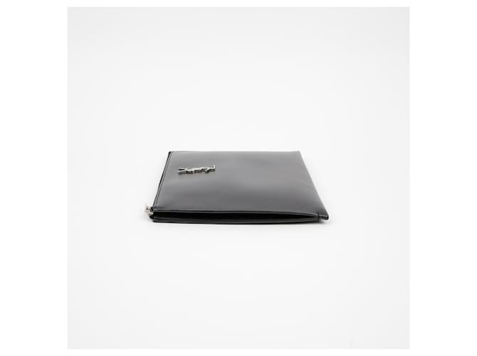 Saint Laurent Clutch per Tablet Nero - vista 6