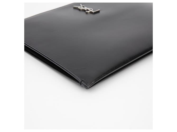 Saint Laurent Clutch per Tablet Nero - vista 8